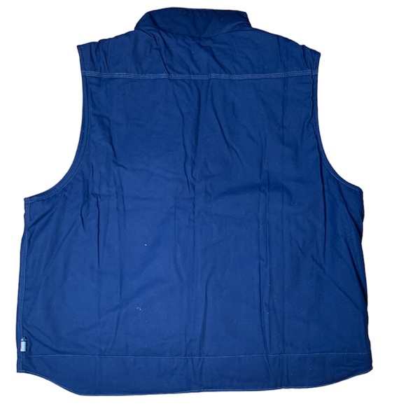 3XL Regular Carhartt Workwear FR Vest for Men, Quick Duck Insulated, Navy - Picture 3 of 16